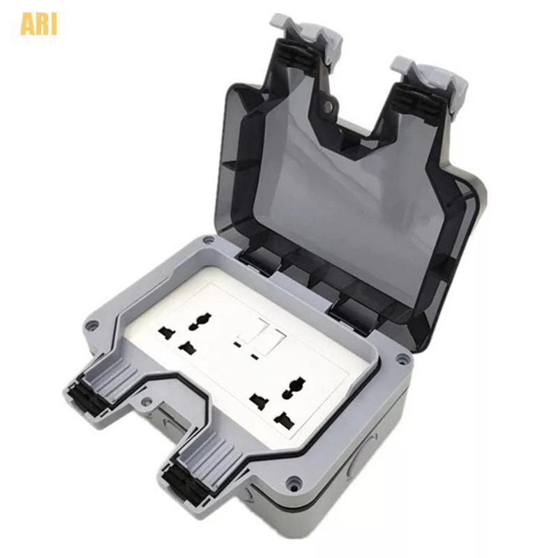 Ổ Cắm Điện Chống Nước IP66 13A Phích Cắm US &amp; EU UK &amp; AU
