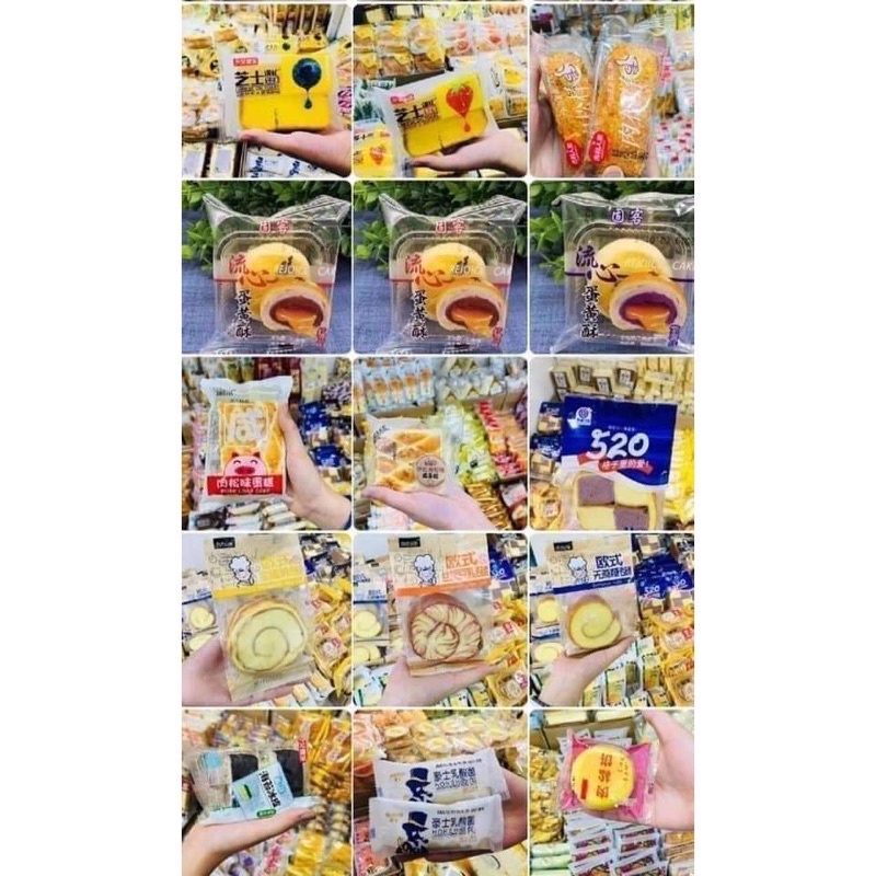 [Mua 1 Tặng 1] Bánh Mix Đài Loan Siêu Nhiều Vị Thơm Ngon 1 Kg Siêu Rẻ -Gbear_Shop