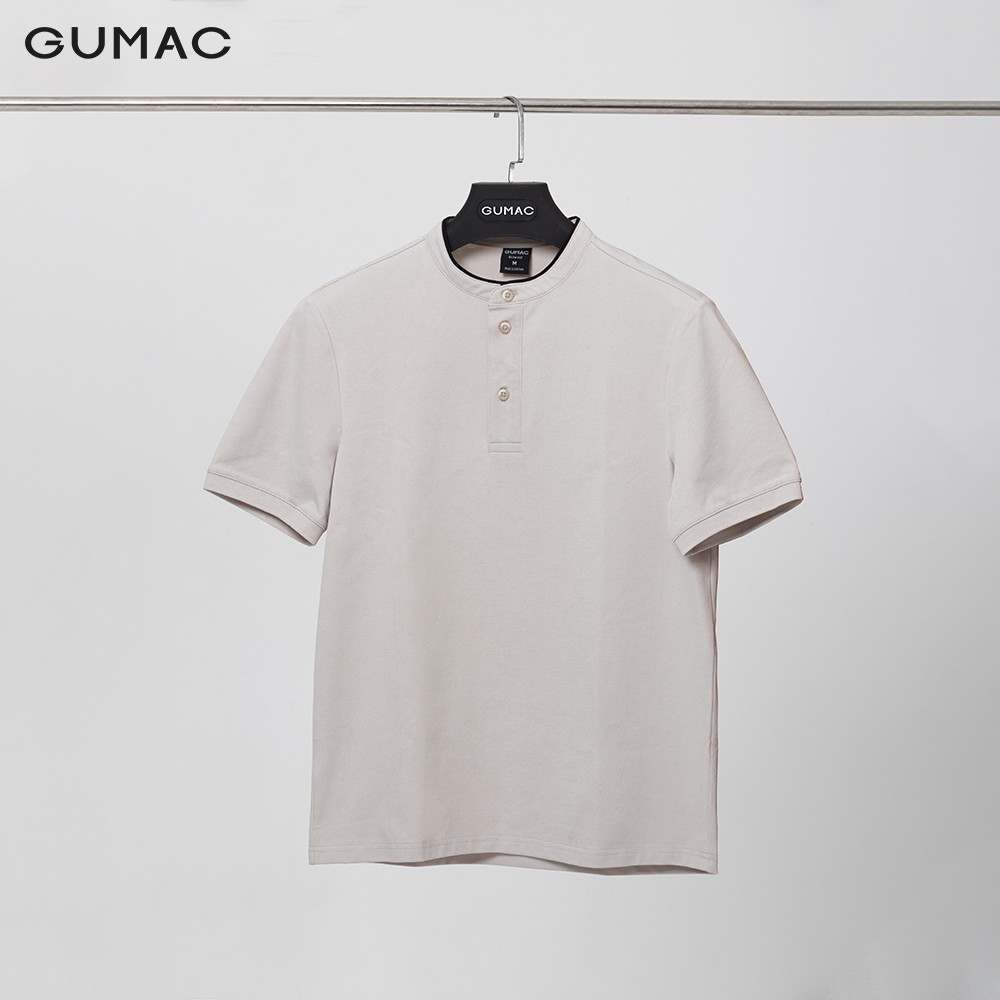 [Mã WABRGD12 giảm 10% đơn 250K] Áo thun polo nam cổ trụ GUMAC đủ màu, đủ size, trẻ trung ATNB1187 | BigBuy360 - bigbuy360.vn
