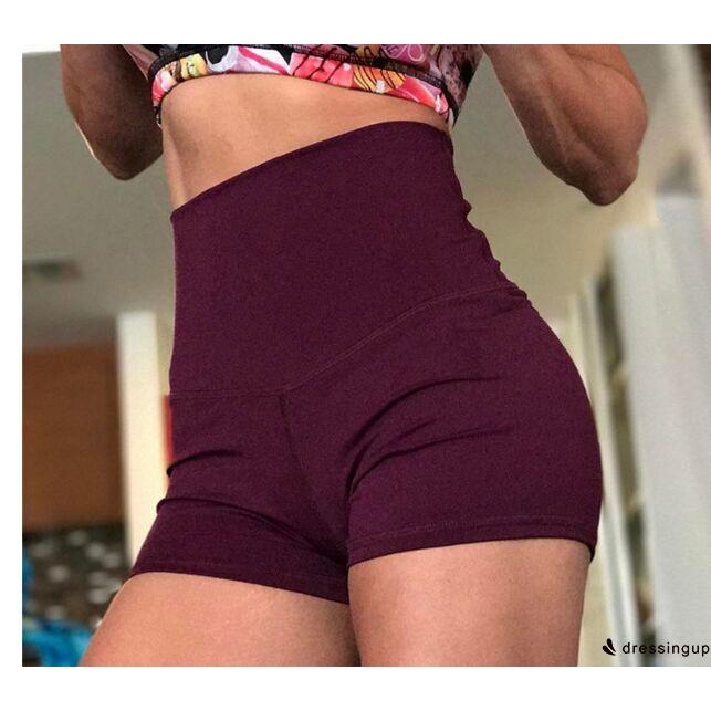 Quần lót tập thể thao màu vàng quyến rũ cho nữ