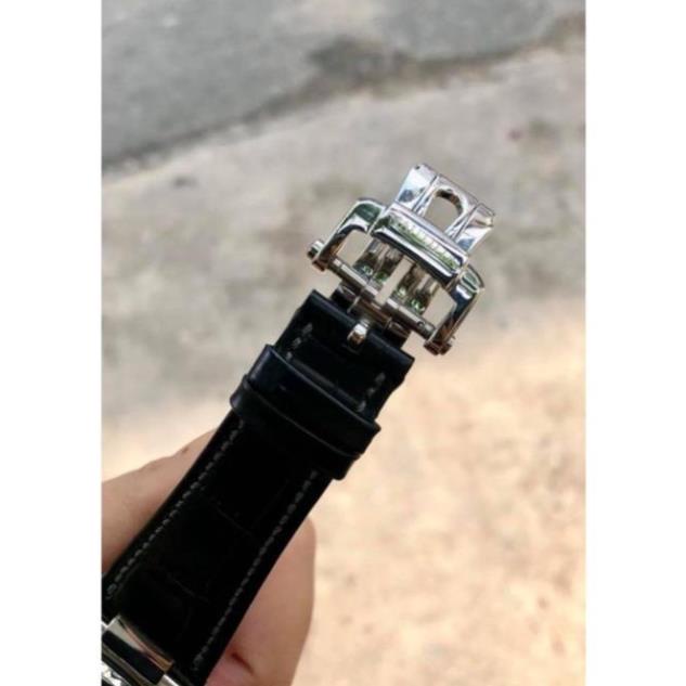 Đồng Hồ Nam Nautilus 5726A-001 Titanium Case Black Dial Black Leather + Thẻ Bảo Hành , Đồng hồ thật giá trị thật