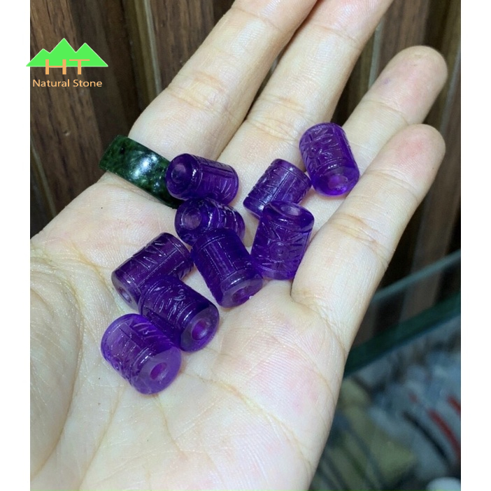 Charm mix vòng Lu Thống chạm khắc kim tiên loại ngắn