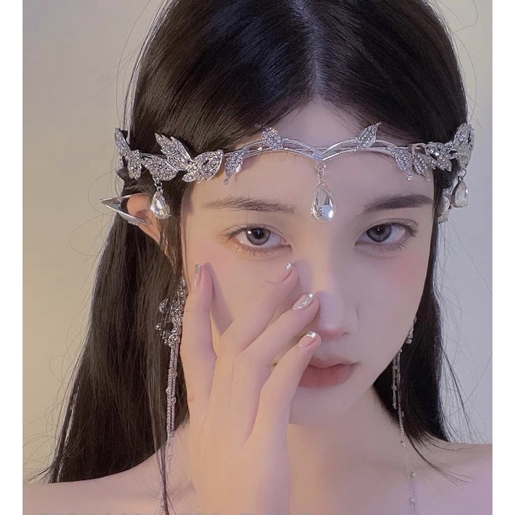 Cài tóc đính đá Giọt Nước bling bling ✨