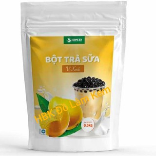 Bột Trà Sữa Vị Xoài 🍊PHA SẴN🍊 pha với nước , thêm đá, thêm trân châu ,uống lliền500gr
