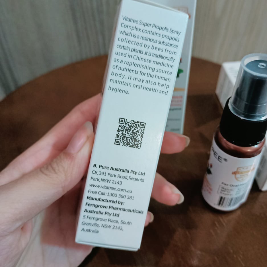 Xịt keo ong Vitatree Super Propolis Úc 25ml | BigBuy360 - bigbuy360.vn