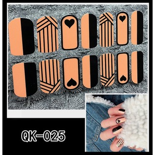 Miếng dán móng tay Silicon - Nail Wraps (14 miếng dán khô)