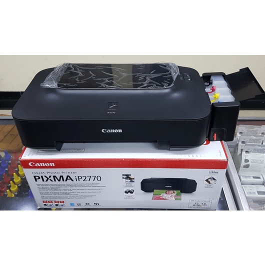 [Ảnh tự chụp] [Hàng chính hãng - Bảo hành 12 tháng] Máy in Phun màu Canon Pixma IP-2770 công nghệ in phun | BigBuy360 - bigbuy360.vn
