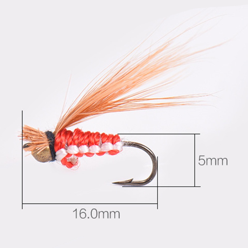 QQ Bộ 40 Mồi Câu Cá Giả Hình Ruồi Kèm Hộp Đựng