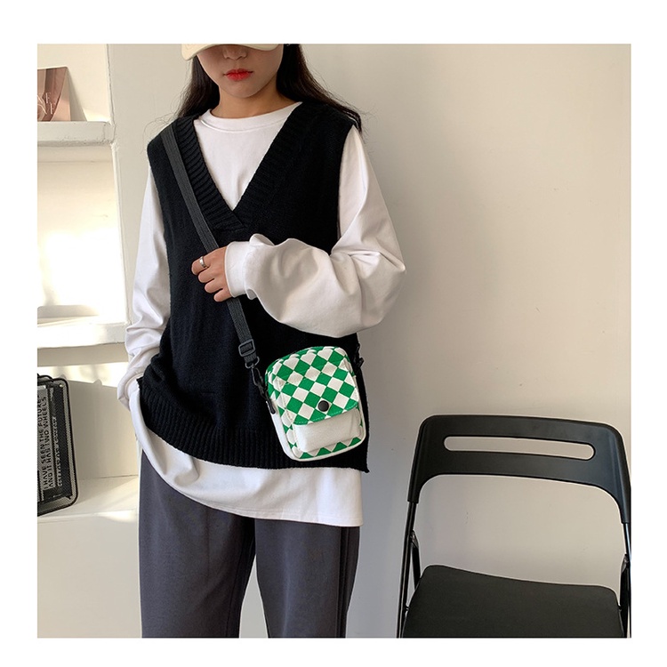 Túi Đeo Chéo Canvas Heliza Phong Cách Hàn Quốc Mới 2022 SC1634