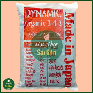 Phân Hữu Cơ Đậm Đặc DYNAMIC 3-4-3 Nhật Bản - 1kg