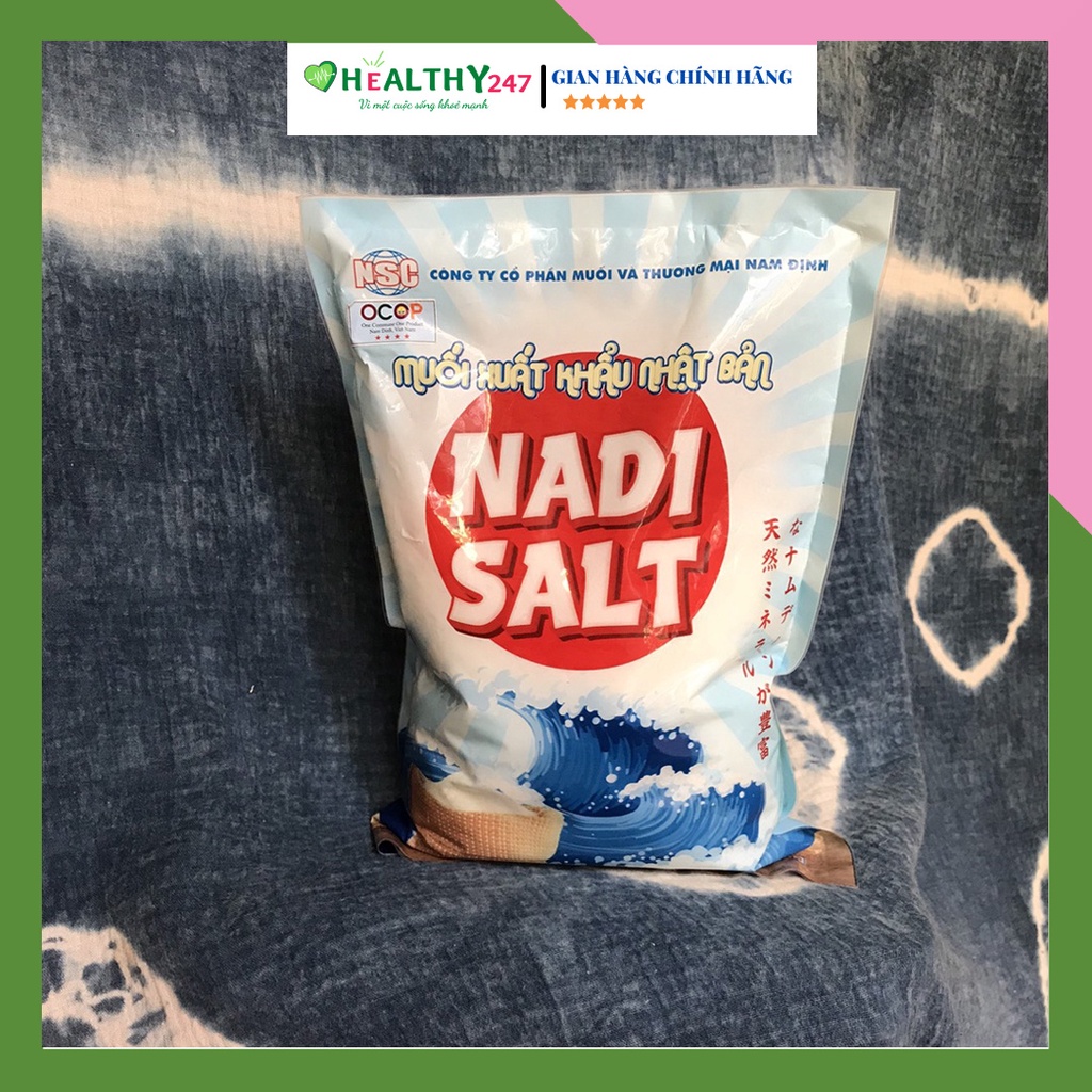 Muối Hạt Nadi sạch nhiều khoáng vi lương xuất khẩu Nhật Bản Healthy247