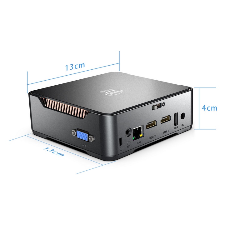 PC BOX Mini Intel® Gemini Lake Refresh Processor J4125 8G LPDDR4 + 128Gb SSD  | BigBuy360 - bigbuy360.vn