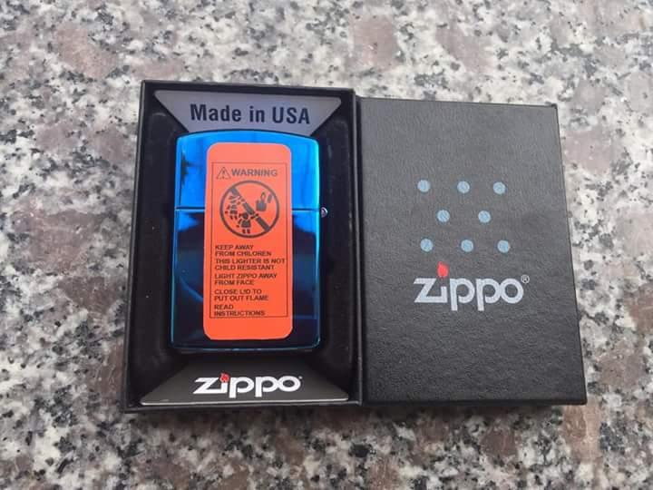 Vỏ Bật Lửa Zippo USA Logo Bạn Hữu Đường Xa