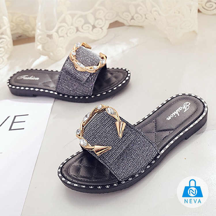 [SIZE NHỎ] Dép nữ Thời Trang Lấp Lánh NEVA3008