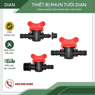 Van khóa nối - van khóa ren - van khóa khởi thủy pe 16-20mm