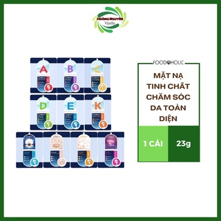 Mặt Nạ Dưỡng Ẩm, Sáng Da ,Chăm sóc da toàn diện Foodaholic Derma Brightening Mask 23g