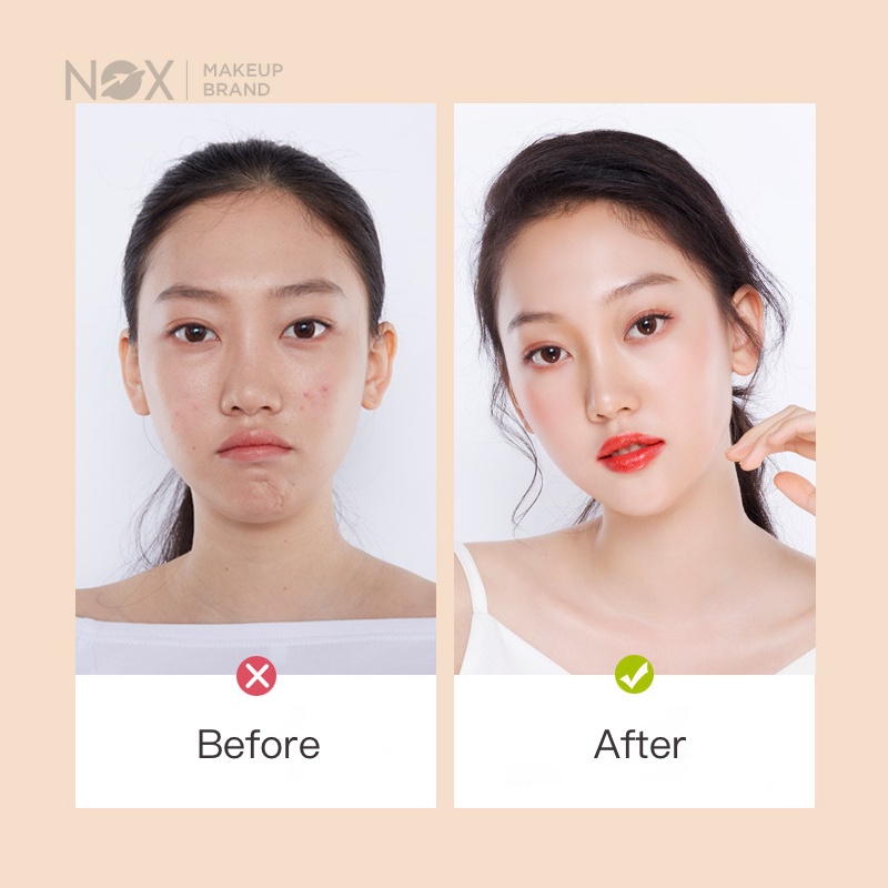 Kem nền dạng lỏng NOX làm mịn da thể tích 40ml dưỡng ẩm tự nhiên che lỗ chân lông kiểm soát dầu | BigBuy360 - bigbuy360.vn