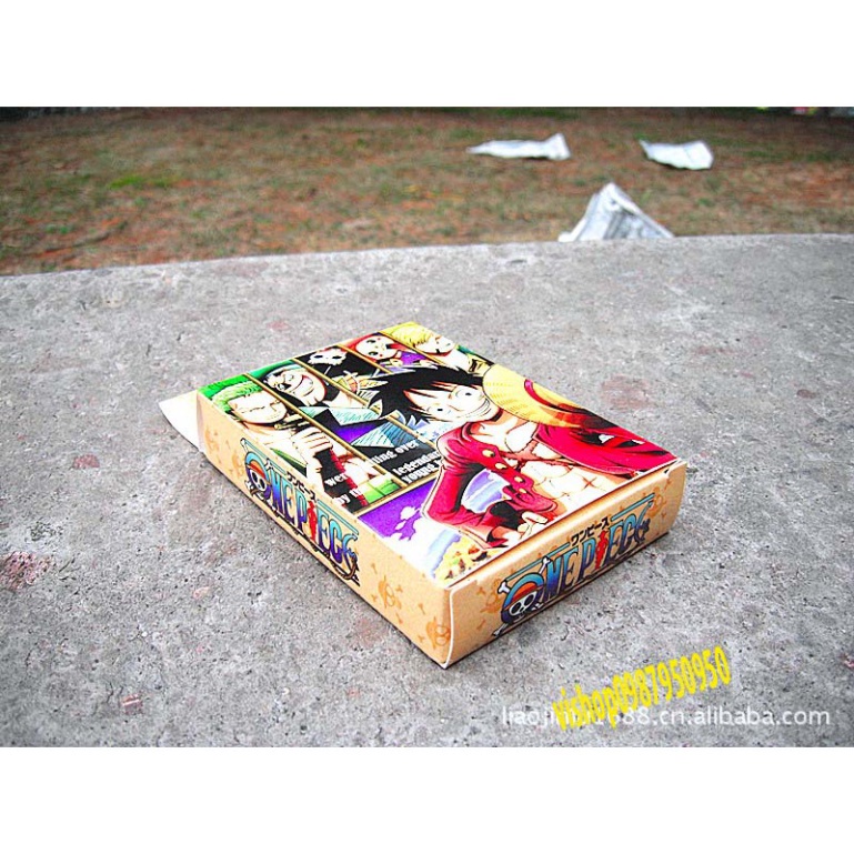 Bộ bài Tây anime Luffy onepiece Wanted Truy Nã,Rozo,luffy,chopper , bộ Tú 54 lá in hình anime manga dễ thương si