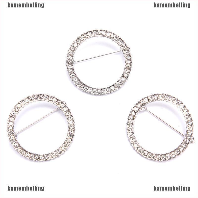 Phụ Kiện Giá Đỡ Kẹp Pha Lê Tròn Đơn Giản Cho Nữ