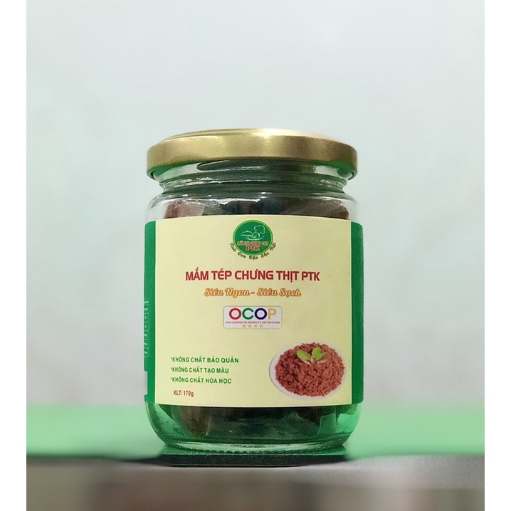 Mắm Tép Chưng Thịt PTK 170g [ Mới~ Cam kết 100% không chất bảo quản]