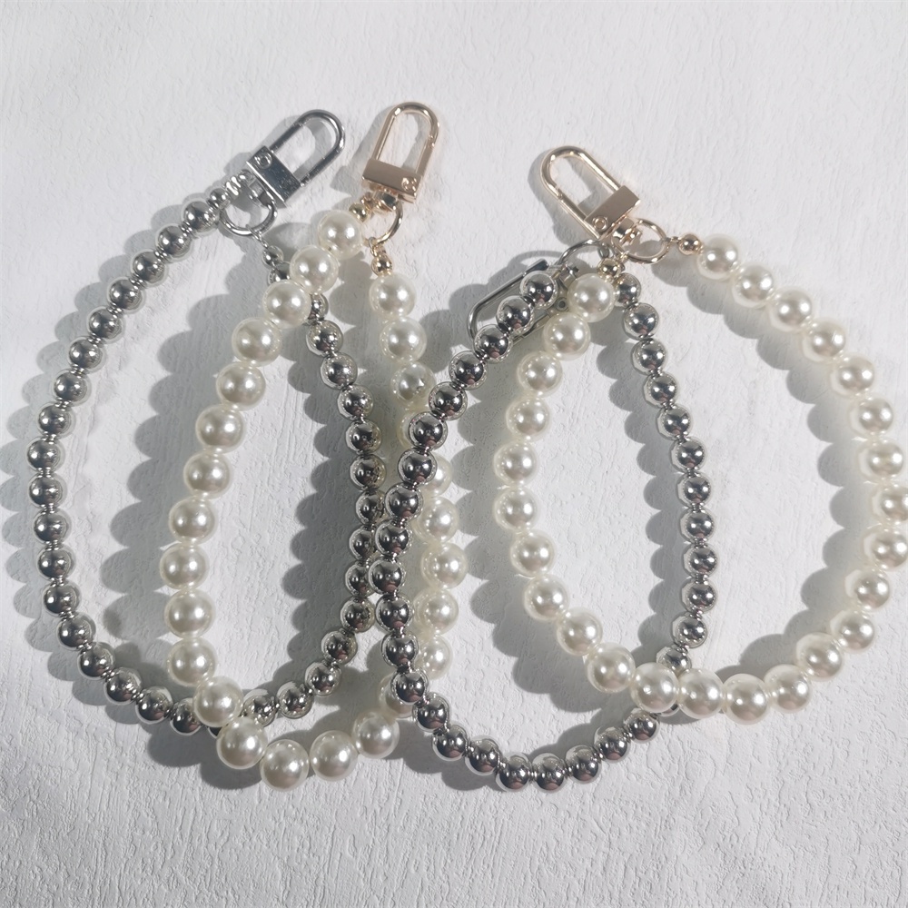 Móc Khóa Ngọc Trai Cho Tai Nghe Airpods / Điện Thoại