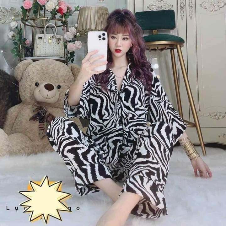 ĐỒ NGỦ,đồ bộ pijam tay dơi fom rộng hot trend,40ky tới 65ky luạ kate thaí ,y hình 100%