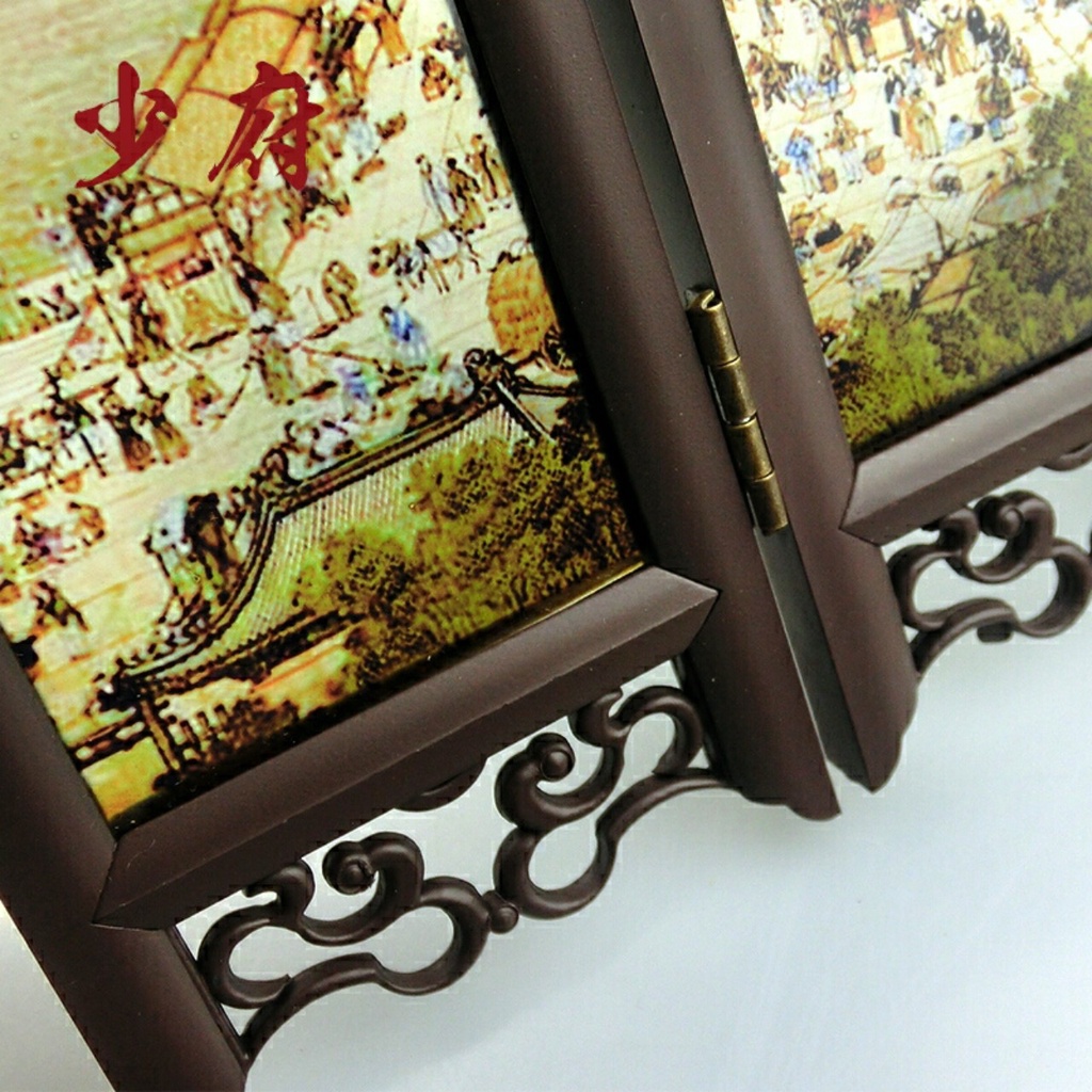 Tấm chắn bình phong mini mô hình trang trí