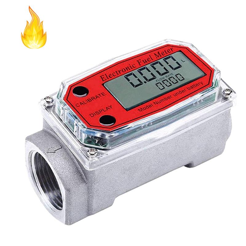 Máy Đo Lưu Lượng Nhiên Liệu Hiển Thị Màn Hình LCD Kỹ Thuật Số 1 Inch