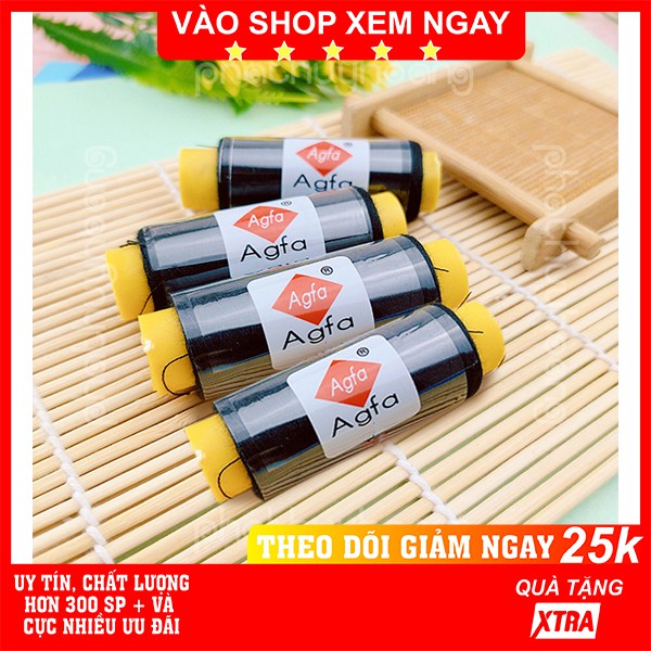 Combo 4 cuộn chỉ đen ✅ FREESHIP  Có video thật  Combo 4 cuộn chỉ đen giá rẻ thông dụng - Phát Huy Hoàng