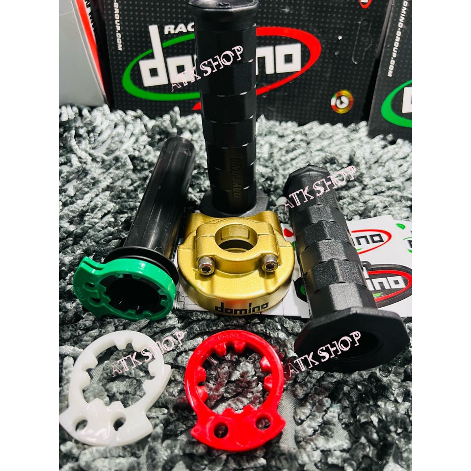 Combo Cùm tăng tốc DOMINO tặng kèm bao tay daytona vuôn cực chất thông dụng cho nhièu loại xe