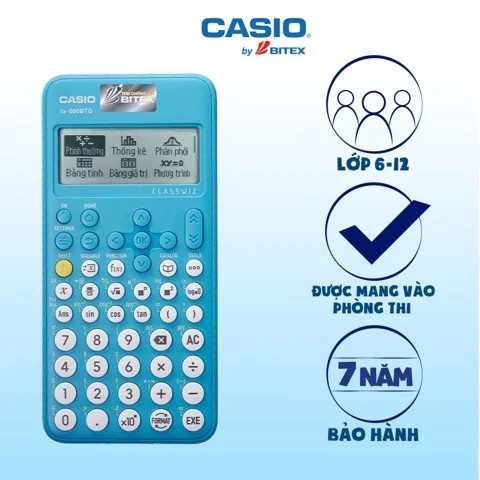 Máy tính Casio Fx - 880 BTG. Đảm bảo sản phẩm chính hãng 100%, với tem chống giả rõ ràng