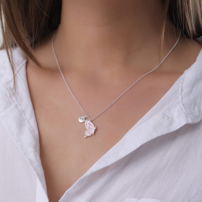 Vòng cổ Mặt Hình Trái Bơ / Trái Tim Dễ Thương Cho Cặp Đôi