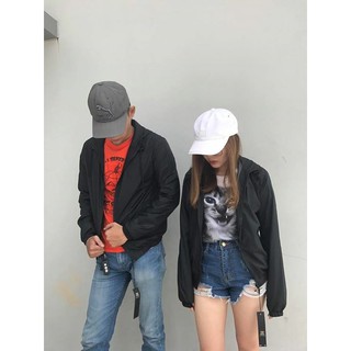 ÁO KHOÁC JACKET logo raw (mà đen size M)