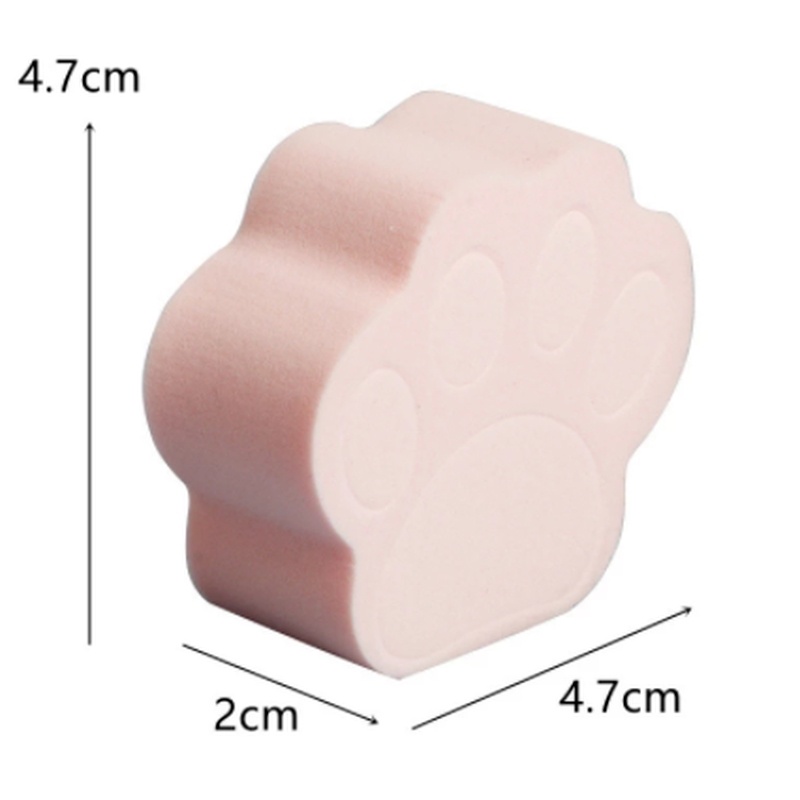 Mút Tán Kem Nền Trang Điểm Mềm Mại Thiết Kế Hình Chân Mèo Độc Đáo