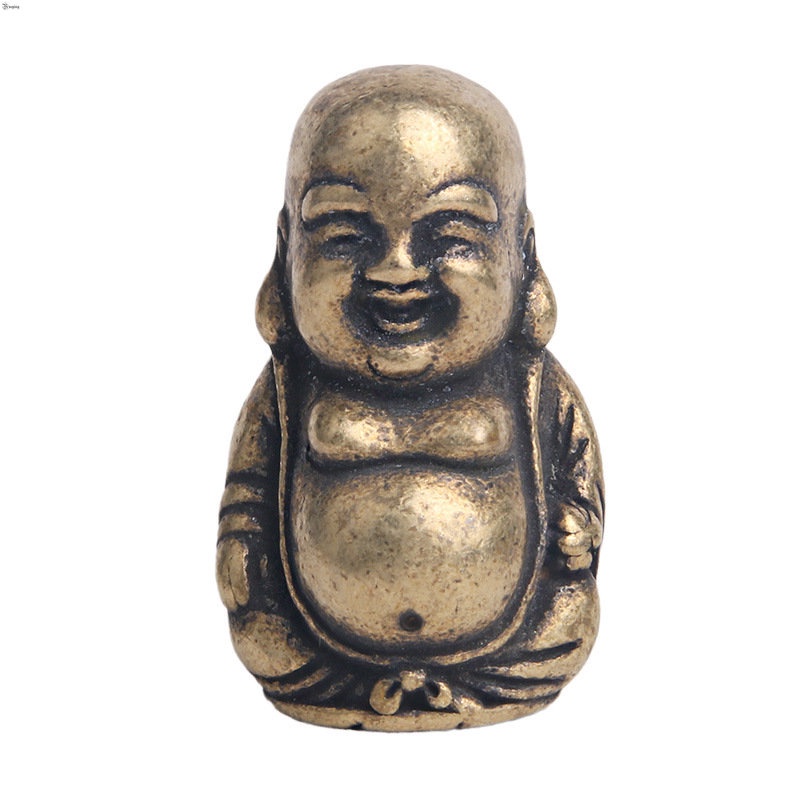 Yueying Tượng Phật Di Lặc Bằng Đồng Thau Nguyên Chất Cổ Điển Để Bàn Trang Trí Nội Thất - Autograph
