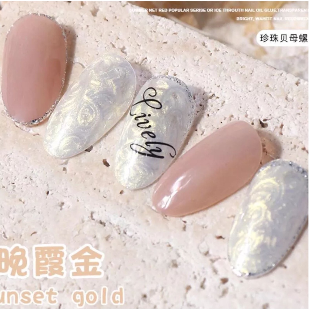 Sơn gel ánh ngọc trai Hanbi 15ml