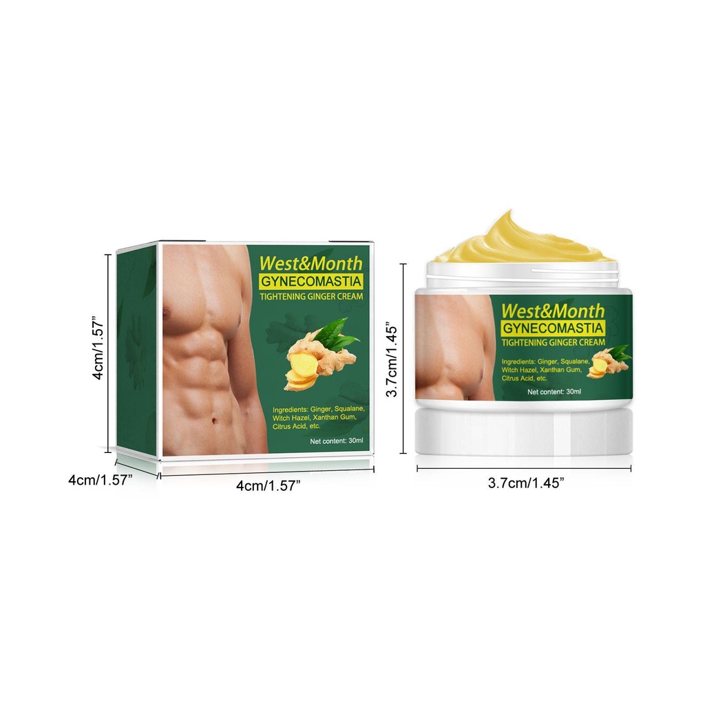 Kem Mát Xa Làm Săn Chắc Cơ Thể Tự Nhiên 30ml Cho Nam