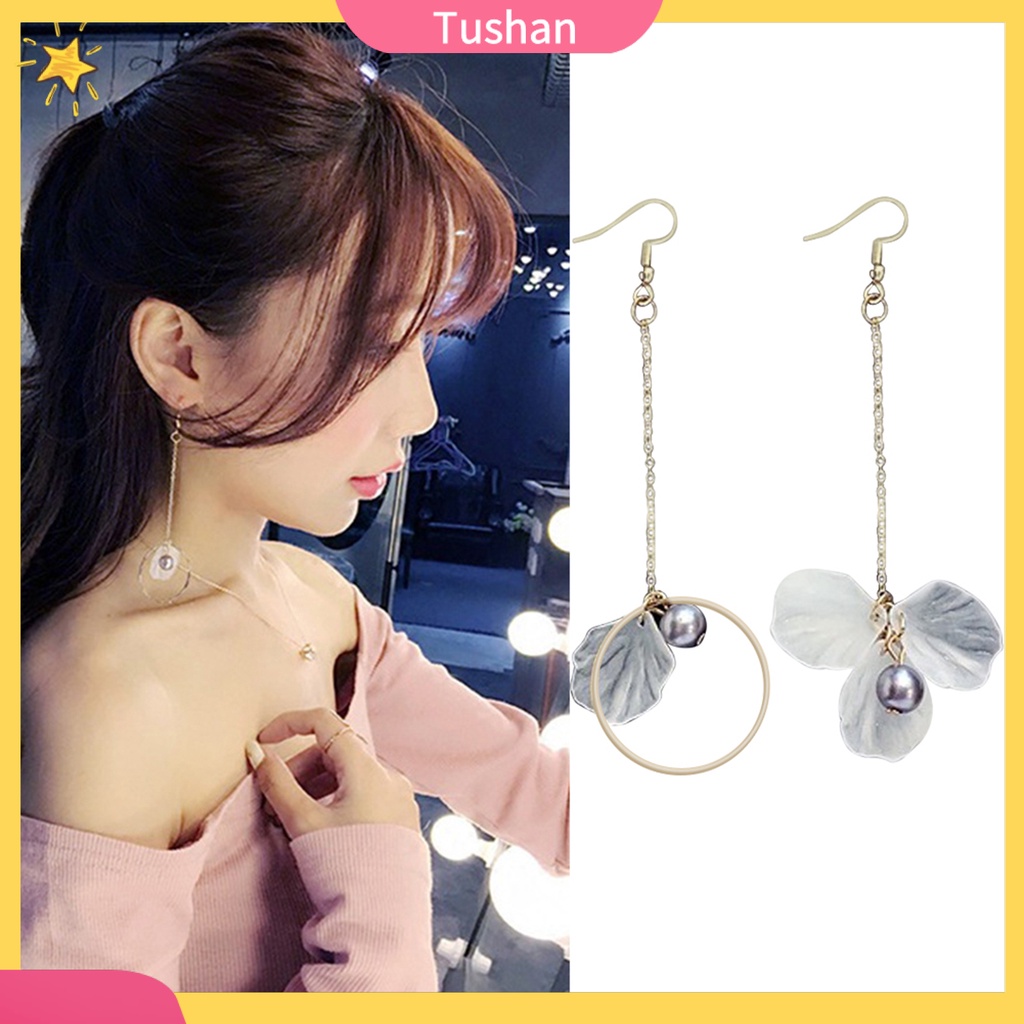 Khuyên tai nữ trang dáng dài tạo hình độc đáo