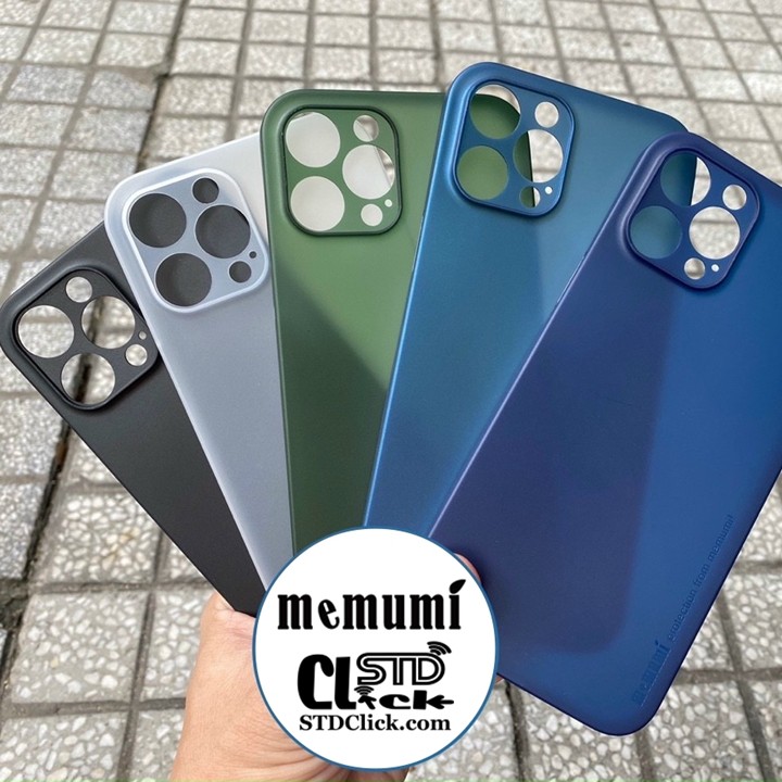 ỐP LƯNG IPHONE 12 PRO MEMUMI MỎNG LỤA CHÍNH HÃNG