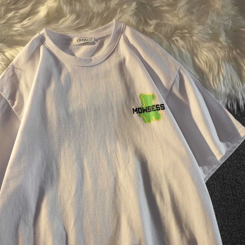 Áo Thun HIIXIIVI T-Shirt Tay Ngắn Cổ Tròn In Hình Hoàng Hôn Thời Trang Mùa Hè Phong Cách Hàn Quốc Dành Cho Nữ 2022