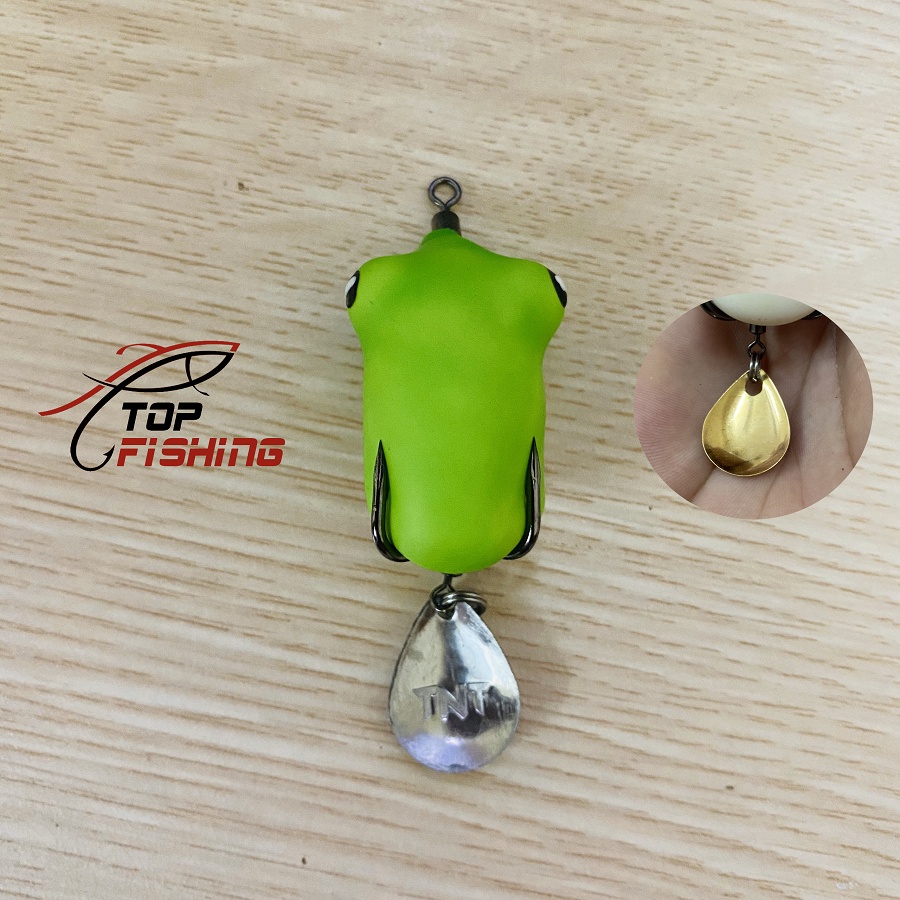 Nhái Hơi F40 Mắt Lồi TNT Lures ( Tặng Thìa Vàng Độ ) Dài 4cm - Nặng 8gam - Action Nổi - TopFishing