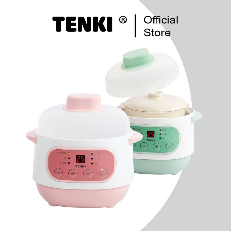 Nồi Nấu Cháo Chậm Cho Bé Ăn Dặm TENKI TI-1588, Nồi Nấu Chậm, Nồi Hầm Cách
