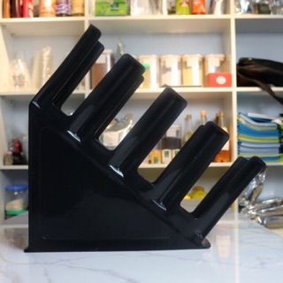 Giá Úp Cốc Nghiêng Màu Đen/ Kệ Đựng Cốc Take Away 4 ngăn tiện lợi