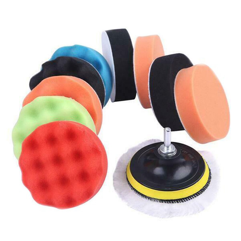 Bộ phớt sáp đánh bóng gắn máy khoan điện, dụng cụ chế máy đánh bóng xe ô tô cầm tay mini