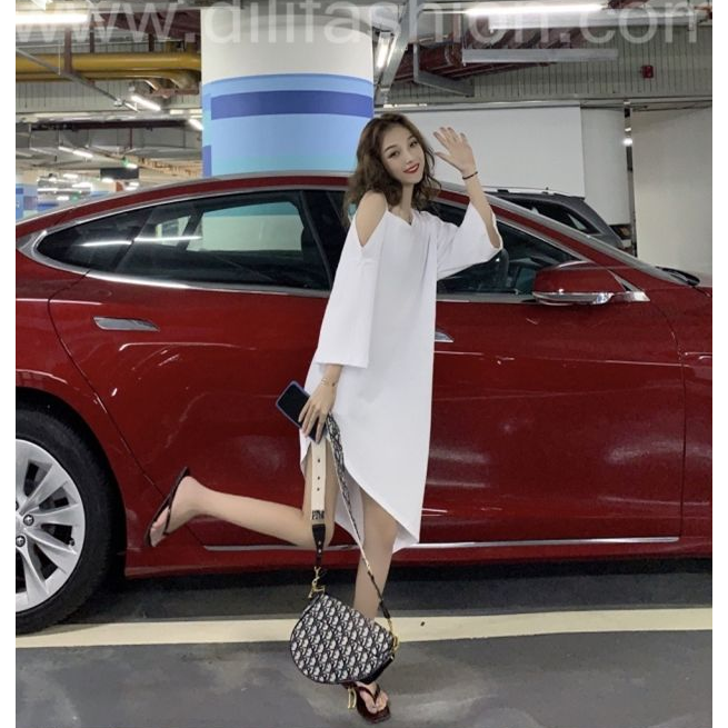 Đầm Nữ Dài Tay Lỡ Quyến Rũ Size Lớn / 37-100kg | BigBuy360 - bigbuy360.vn