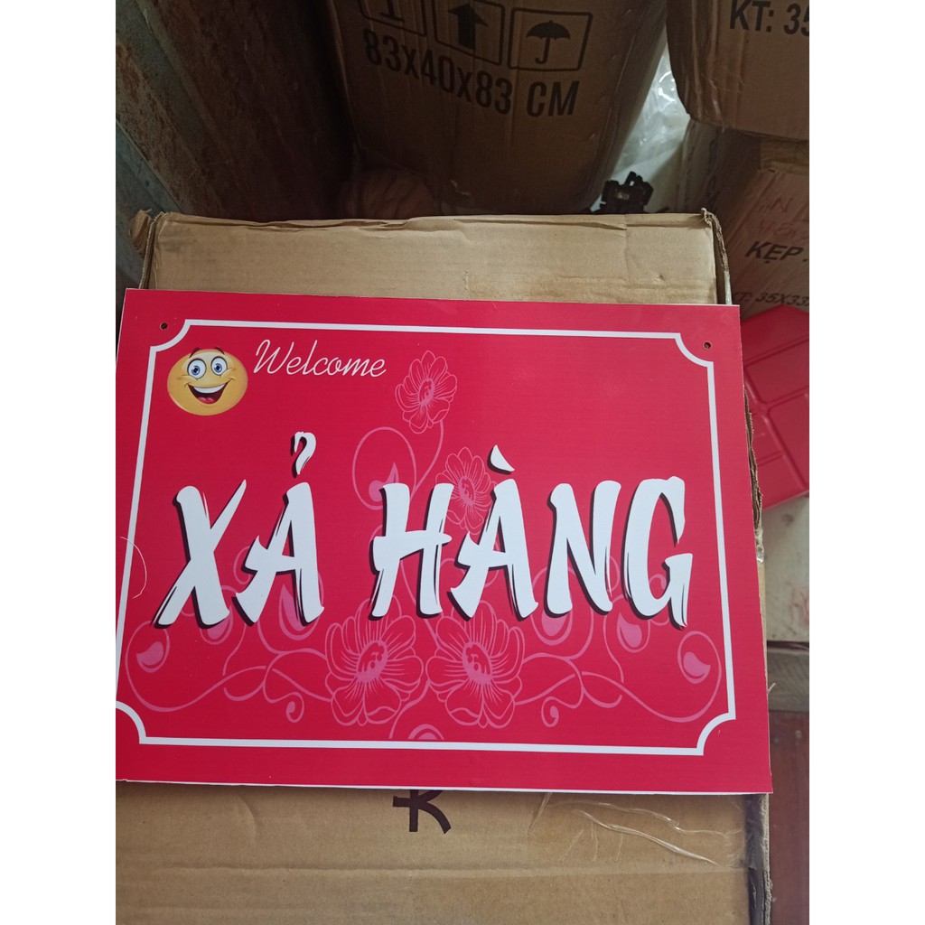 Bảng treo 2 mặt HÀNG MỚI VỀ và XÃ HÀNG [ FREE SHIP] treo ở shop để tiện lợi thông báo đến khách hàng