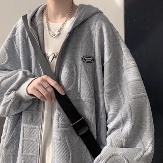 【M-5XL Áo Khoác Hoodie Nam Tay Dài Màu Rộng Phong Cách Hàn Quốc Thời Trang Cho Và Nữ Bigsize Hoodie Unisex Simple Fashion Jacket