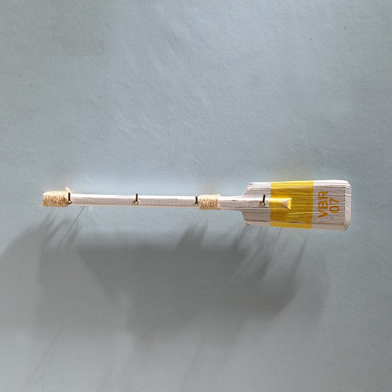1 Thanh Gỗ Oar 40cm Có Móc Treo Áo Khoác Trang Trí Nhà Cửa