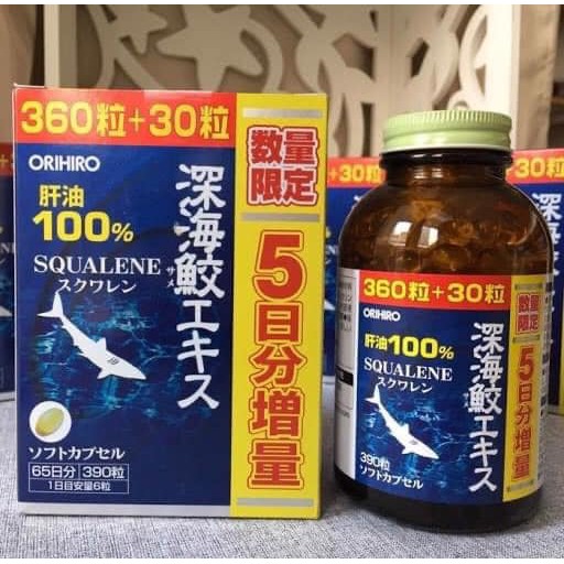 Sụn Vi Cá Mập Squalene Orihiro 360 Viên Nhật Bản