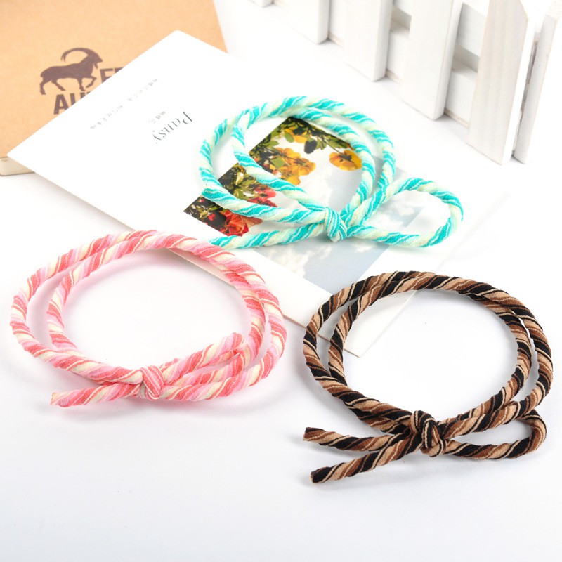 Dây Buộc Tóc Nhiều Lớp Hình Que Kem B445